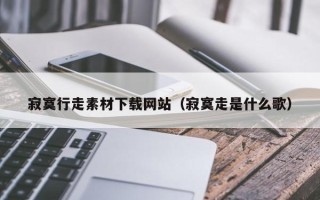 陆丰寂寞行走素材下载网站（寂寞走是什么歌）